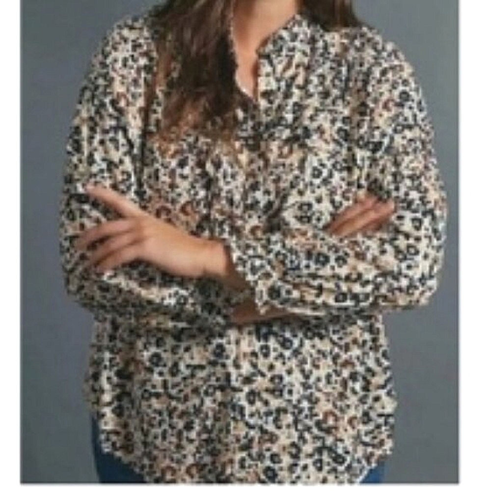 Anthro Maeve Blouse Sz 14